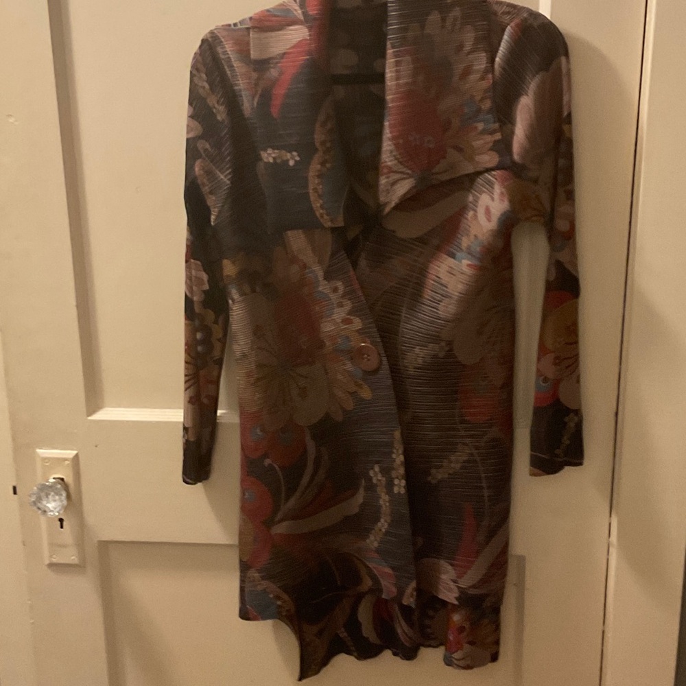 Floral Patterned Long Sleeve Dress